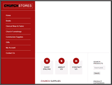 Tablet Screenshot of churchstores.co.nz